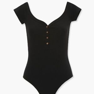Forever 21 ribbed bodysuit
